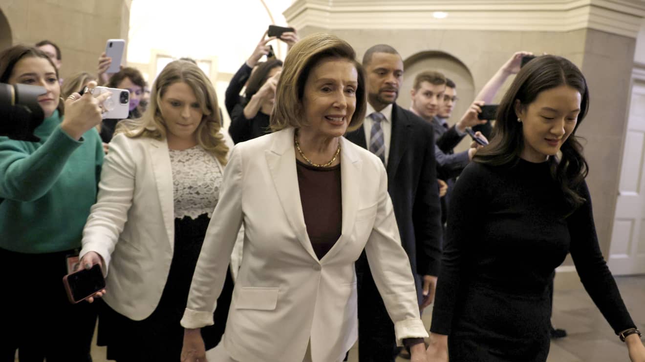Nancy Pelosi steps down as leader of House Democrats after two decades