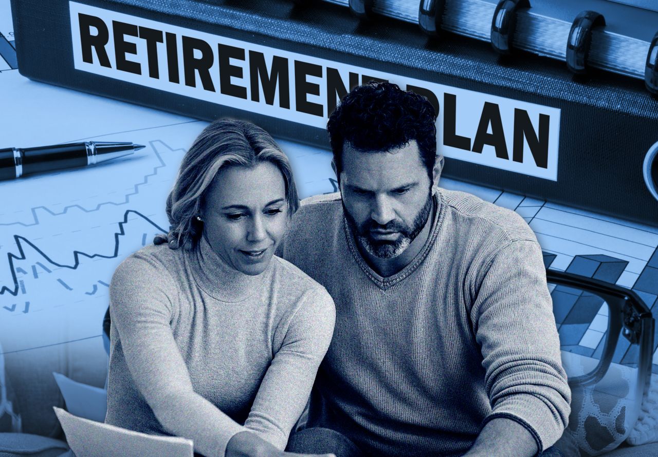 My retirement account has more than my wife’s — how should we split the money we save? 