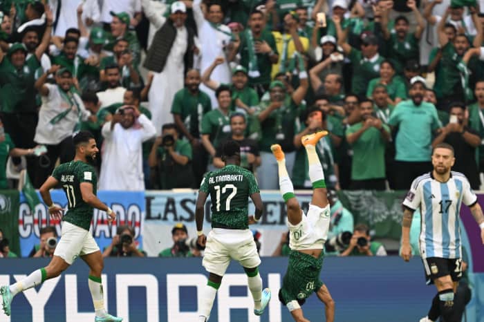 You've got to hear this wildly enthusiastic broadcaster call Saudi Arabia's second and decisive goal against Argentina - MarketWatch