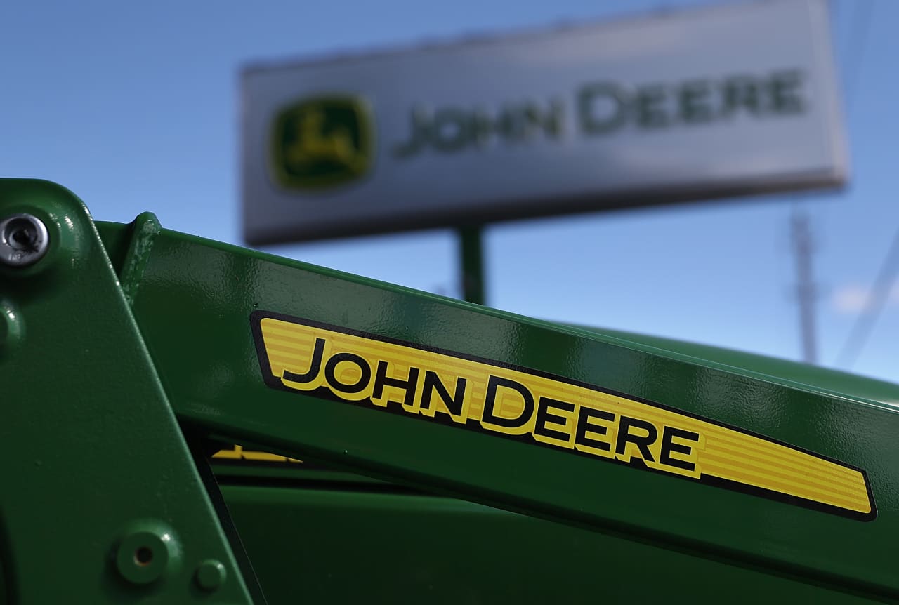 Deere’s earnings tumble but still blow past estimates as company offers soft guidance on weak demand