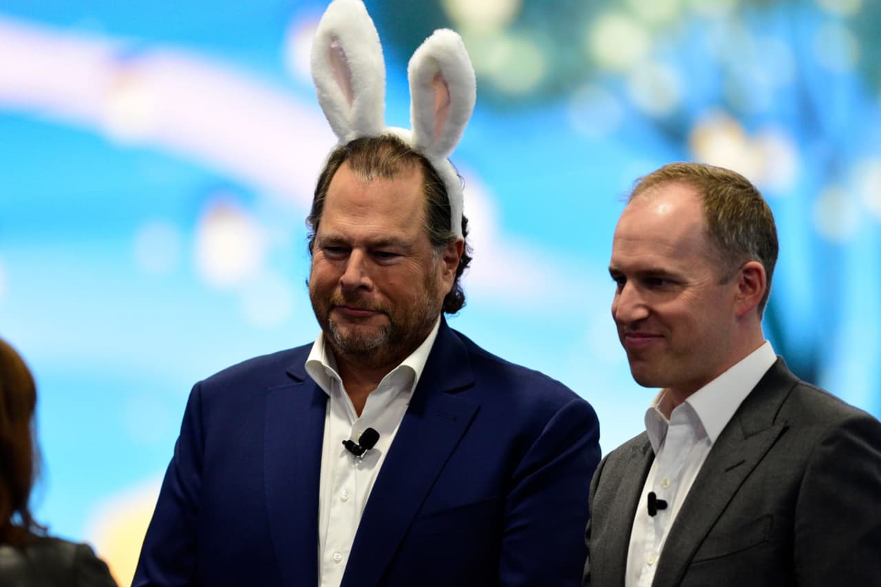 Opinion: Salesforce better get used to Marc Benioff in charge, because he  keeps chasing off his chosen successors - MarketWatch