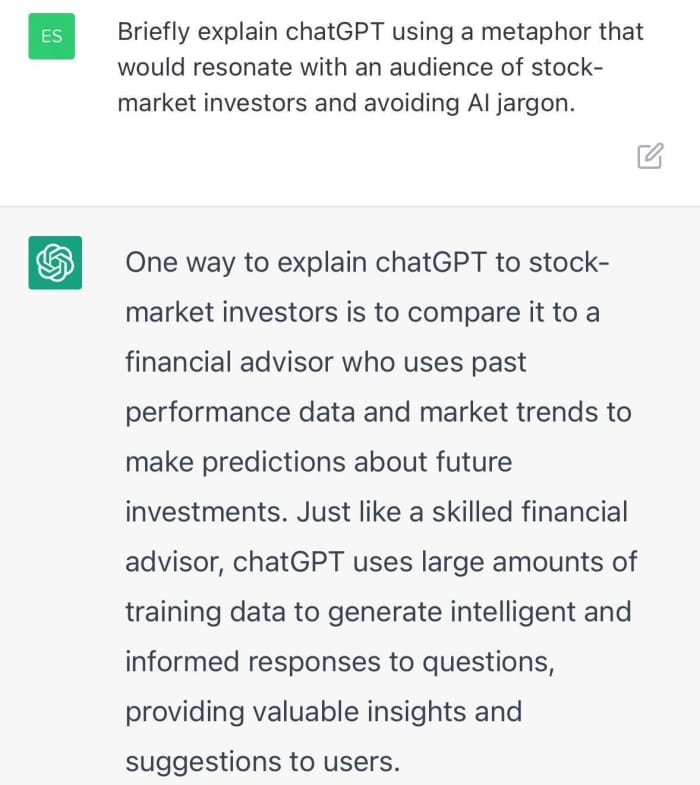 What is ChatGPT? Well, you can ask it yourself. - MarketWatch