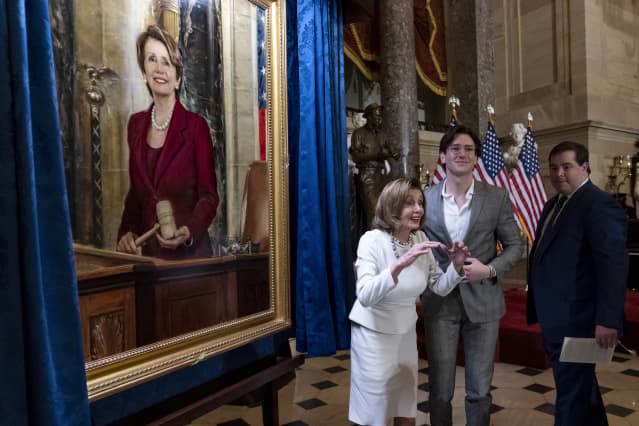 Nancy Pelosi portrait unveiling at Capitol reduces John Boehner to ...