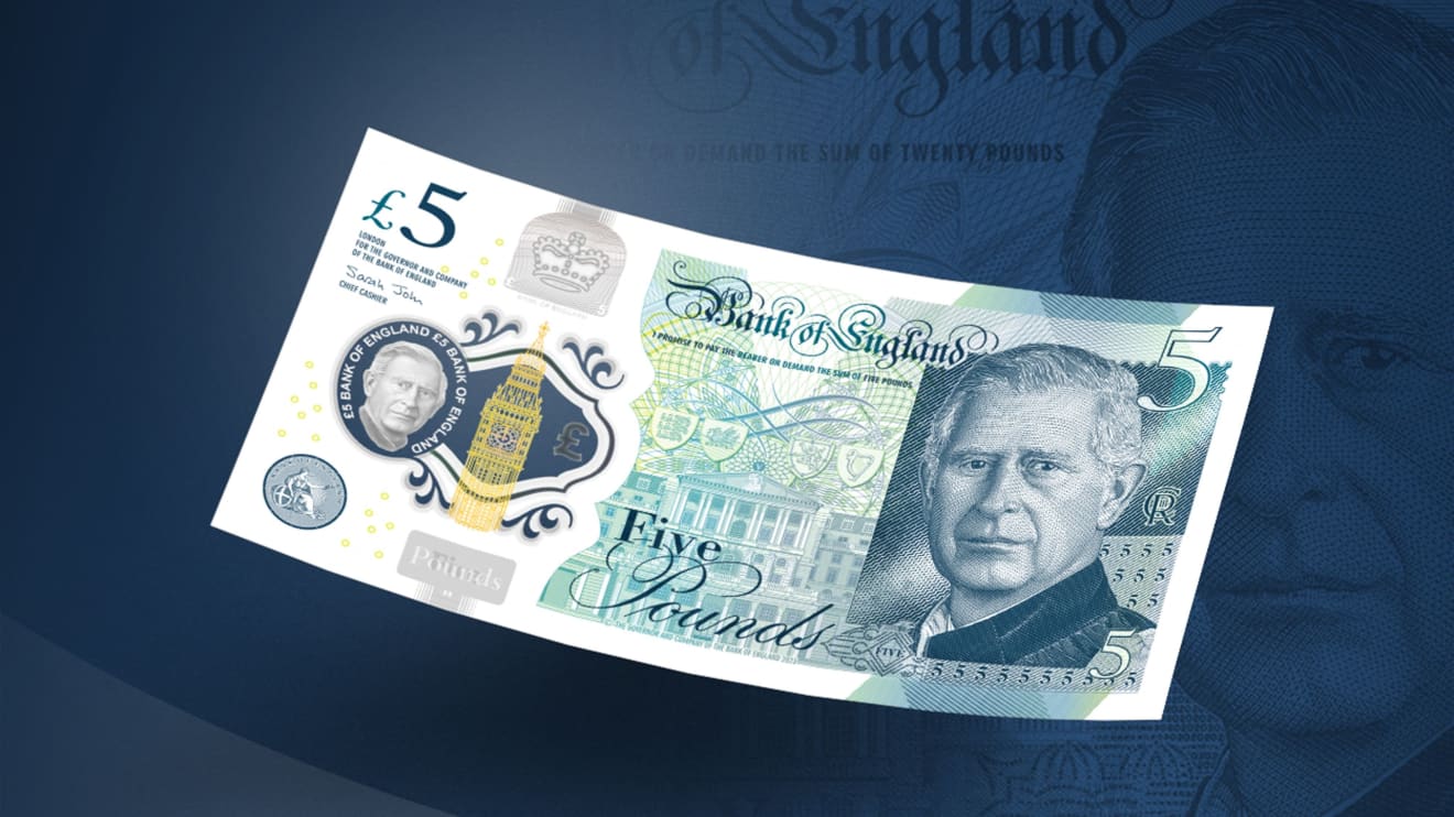 New U.K. banknotes with King Charles III portrait unveiled - MarketWatch