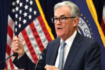 El presidente de la Junta de la Reserva Federal, Jerome Powell, habla en una conferencia de prensa después de una reunión del Comité Federal de Mercado Abierto en el edificio de la Junta de la Reserva Federal en Washington, DC, el 14 de diciembre de 2022. La Reserva Federal moderó su campaña total para enfriar la inflación de Estados Unidos el miércoles, elevando la tasa de referencia de préstamos en medio punto porcentual a medida que sus acciones de política se extienden a través de la economía. (Foto de Nicholas Kamm / AFP) (Foto de NICHOLAS KAMM/AFP vía Getty Images)