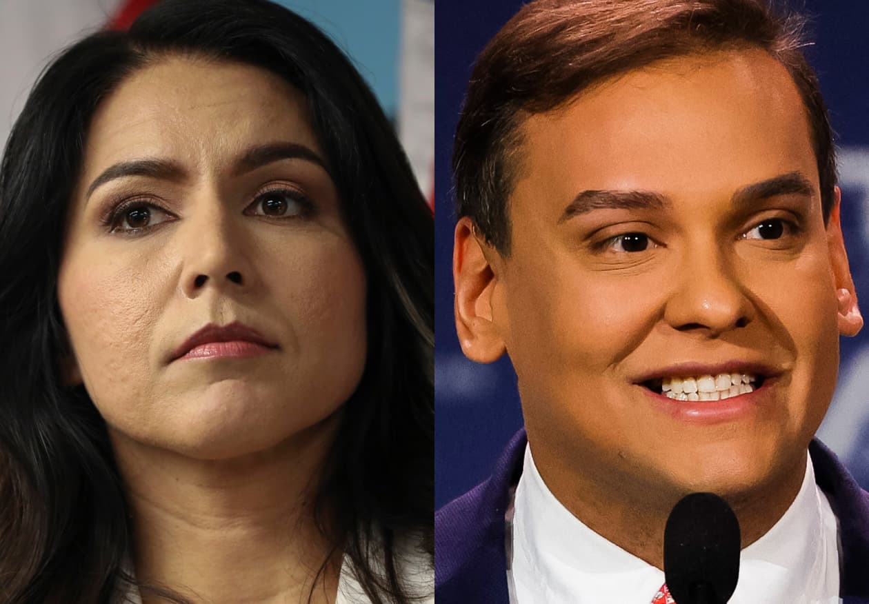 Tulsi Gabbard challenges Santos ‘Do you have no shame