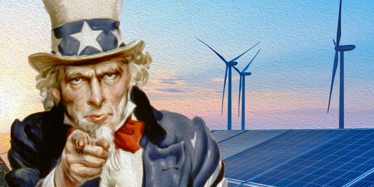 20 stocks expected by Goldman Sachs to gain the most from clean-energy spending