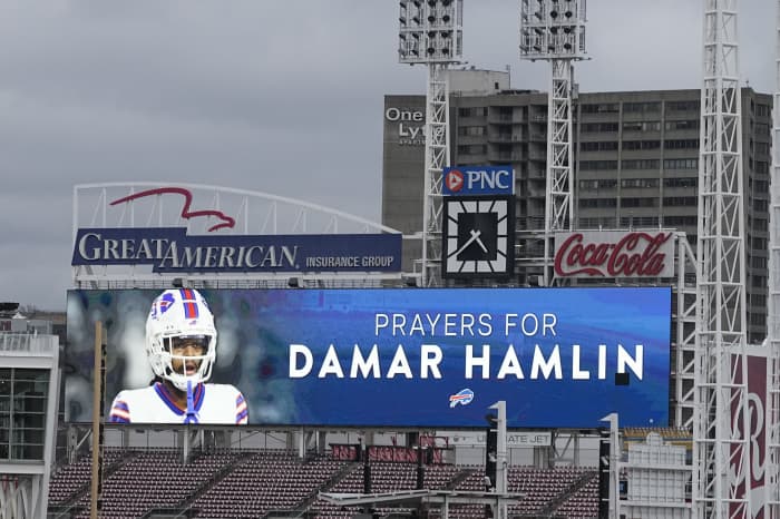 Damar Hamlin in critical condition after suffering cardiac arrest