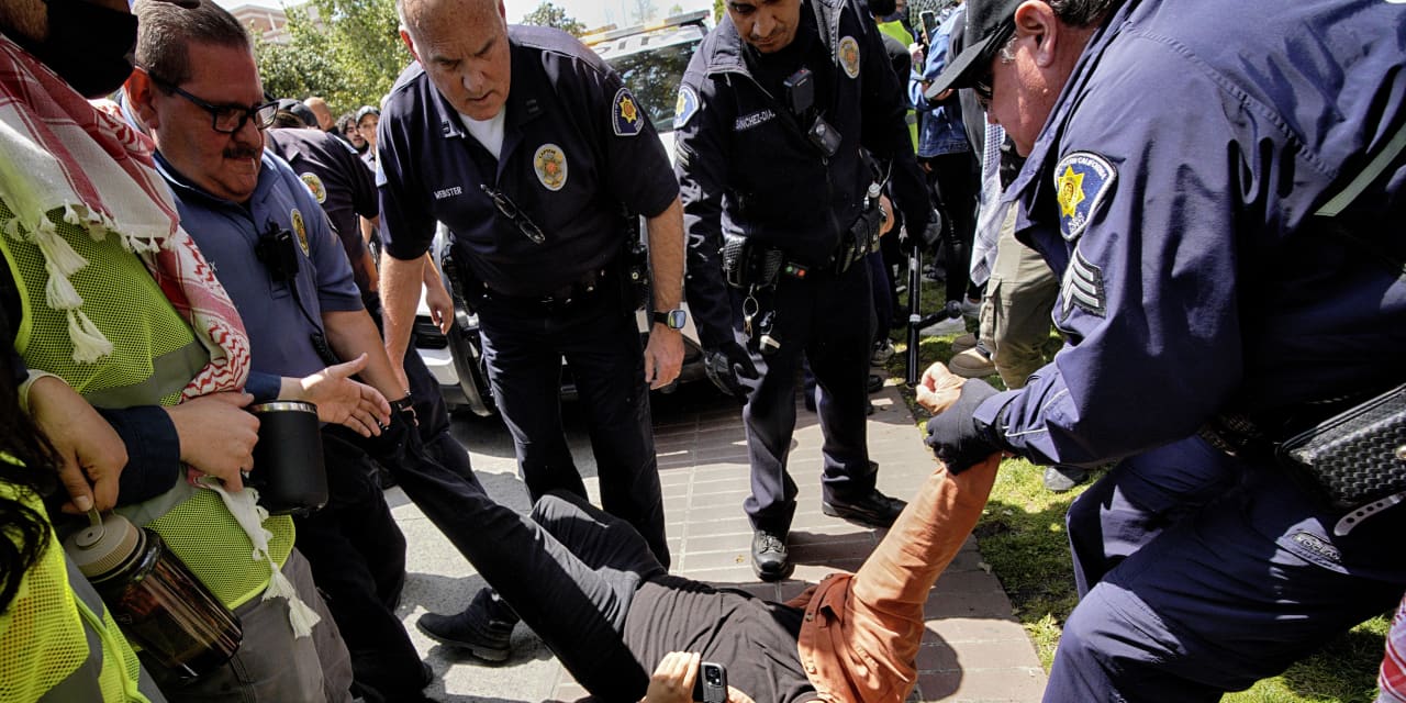 Colleges turn to police to quell pro-Palestinian protests ahead of ...