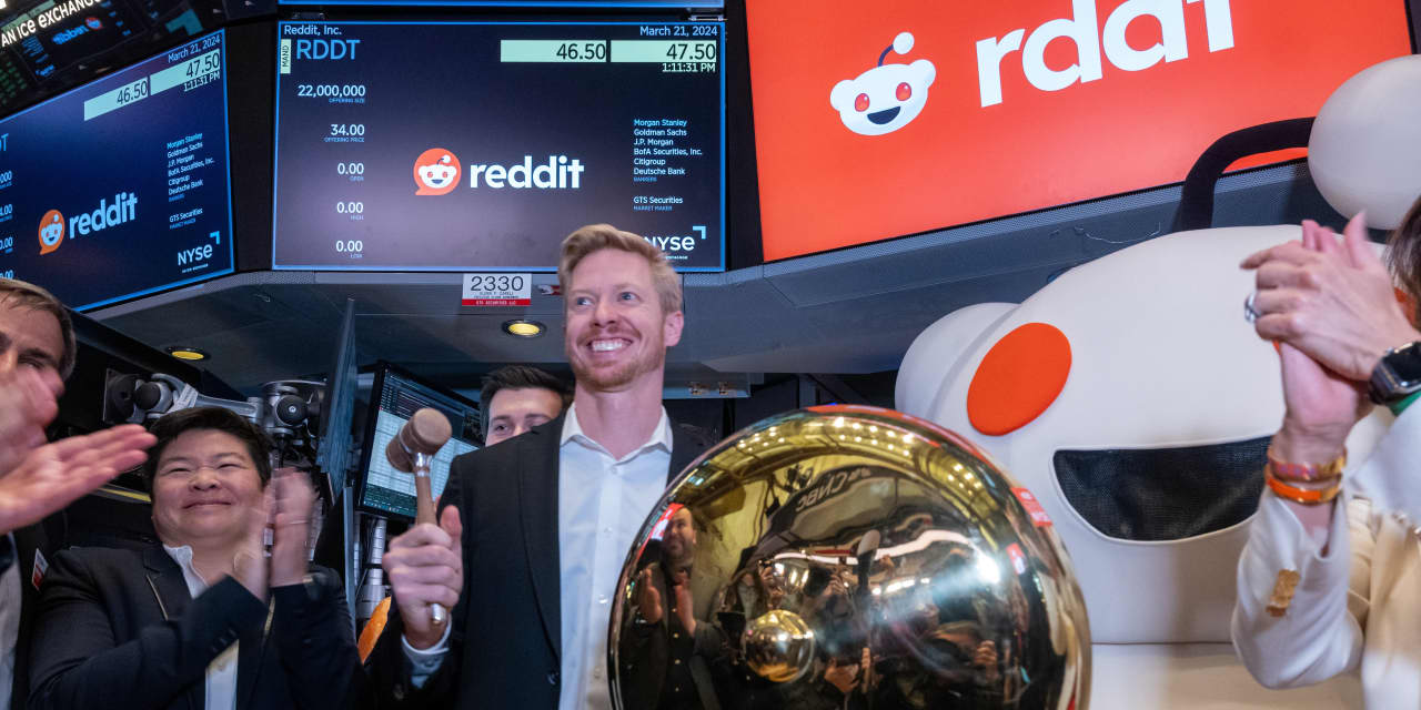 Reddit IPO: Social-media stock makes roaring debut, closing up nearly ...