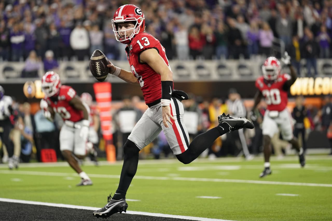 Georgia Crushes TCU, 65-7, To Win Second Straight National Championship ...