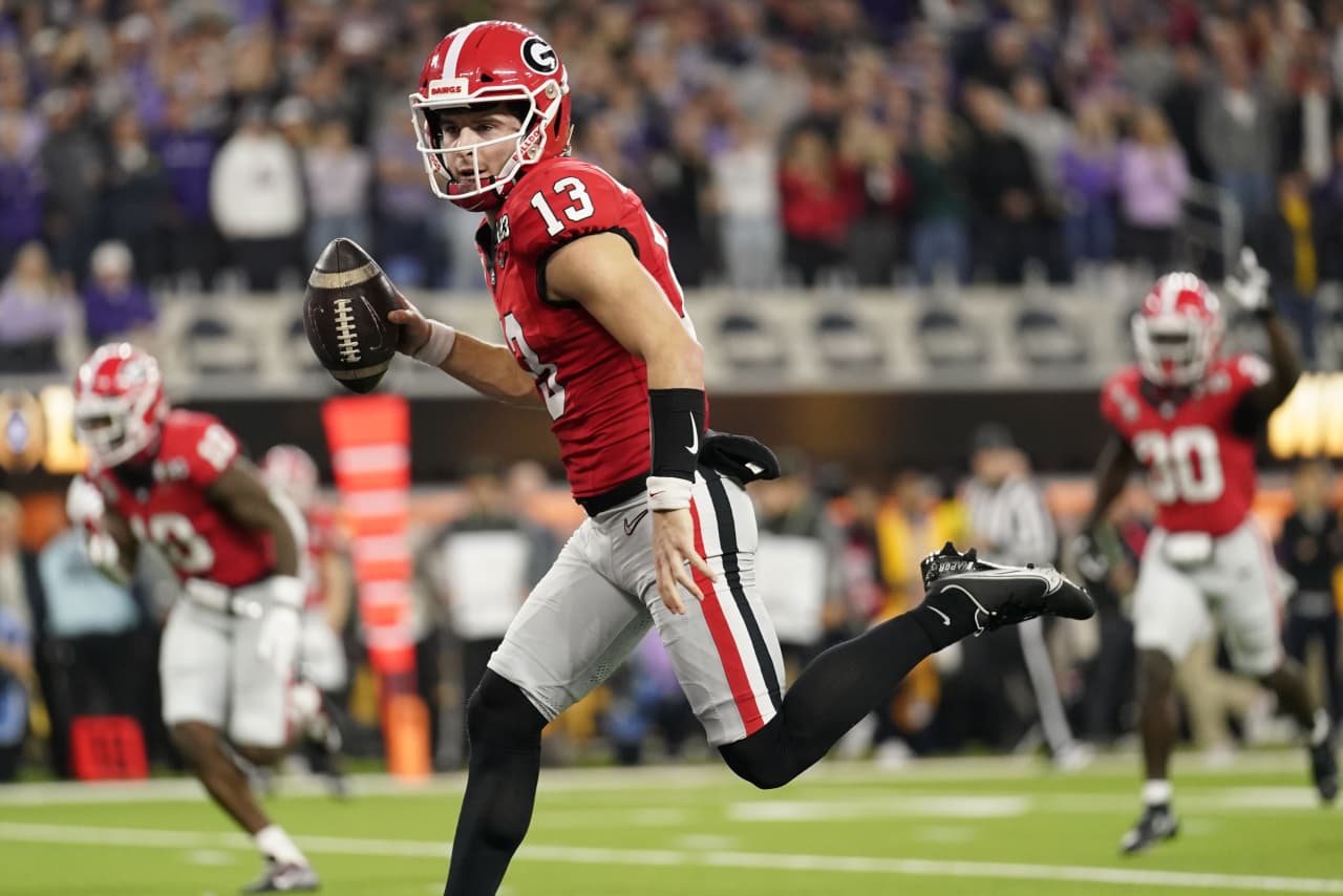 UGA crushes TCU 65-7 in College Football Playoff National Championship -  Axios Atlanta