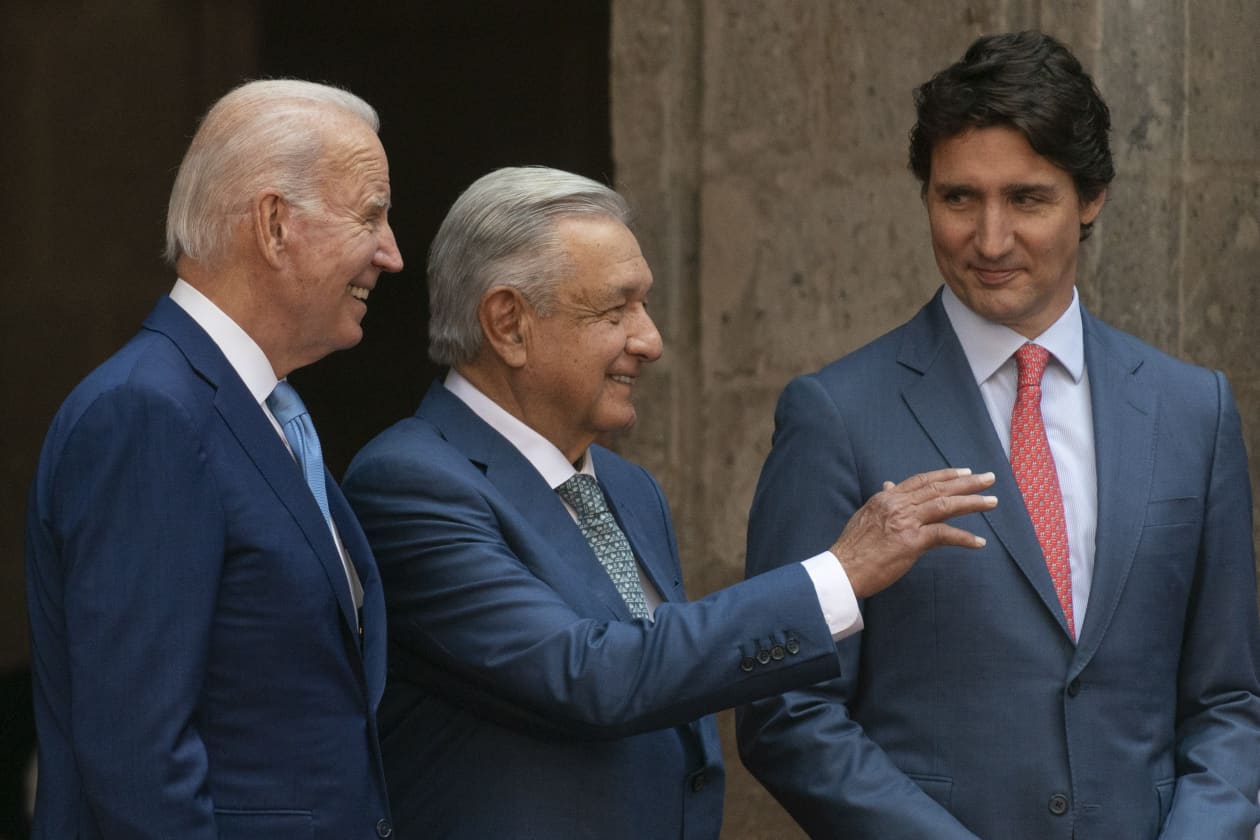 Despite friction, leaders of U.S., Canada, Mexico show unity at annual  summit - MarketWatch