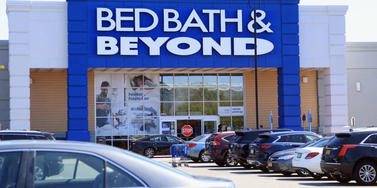 Bed Bath & Beyond’s stock up after proceeds from Feb. equity offering rise, and CrowdStrike gains after earnings beat