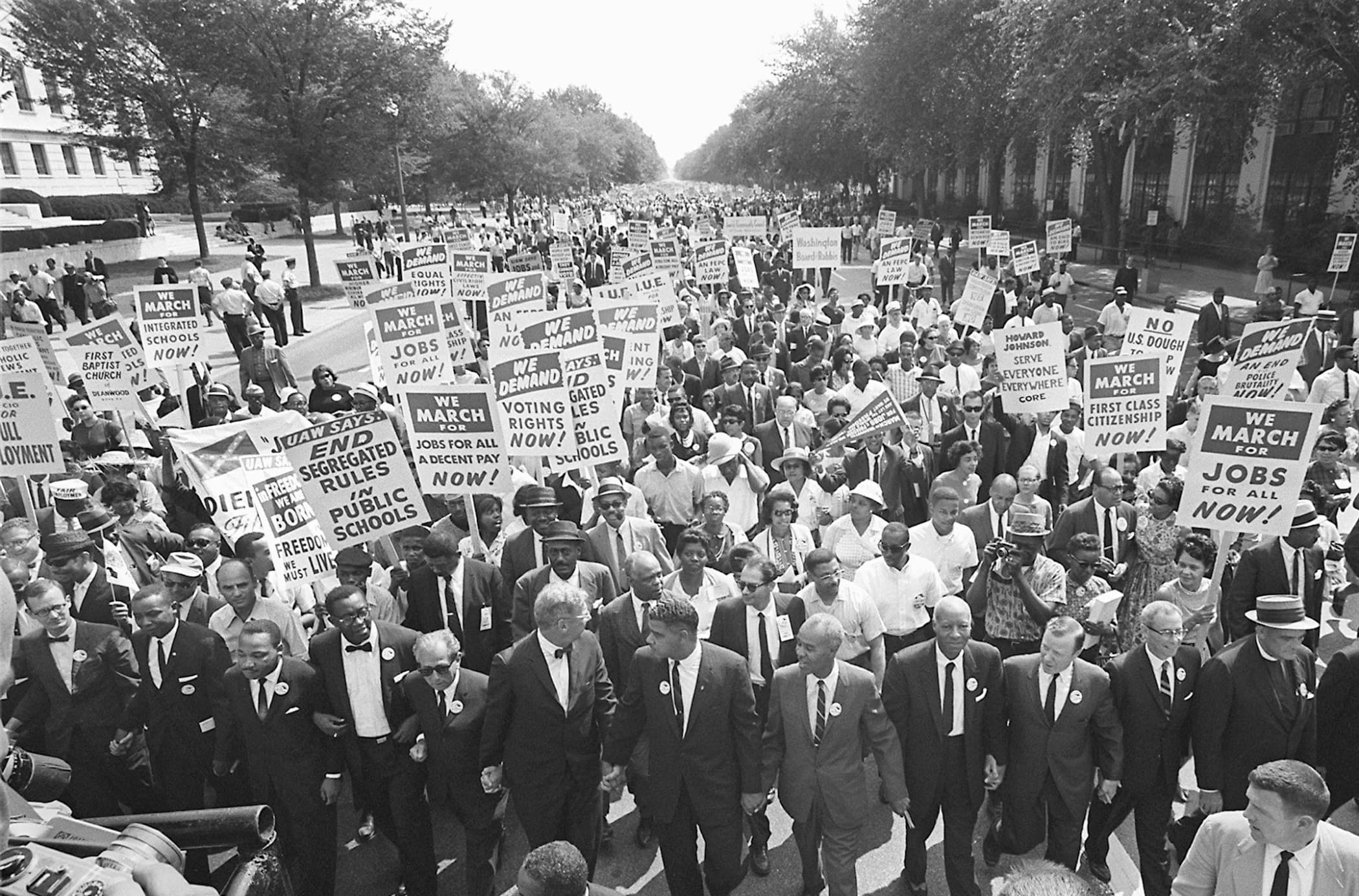 1963 год словами. Марш на Вашингтон 1963.