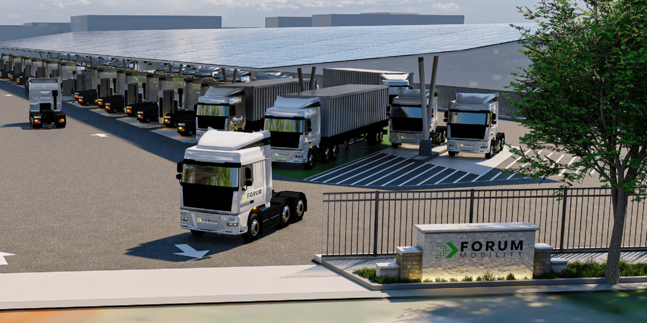 #: America’s ports have a pollution problem. All-electric short-haul trucking is one fix.