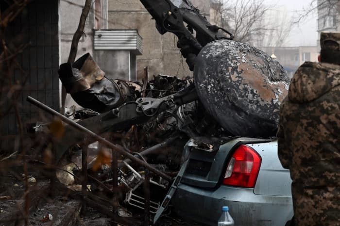 Helicopter crash in Kyiv suburb, 18 killed including Ukraine’s interior minister