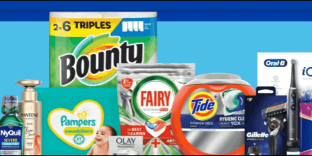 P&G raised prices 10%, and the volume of products sold fell more than expected