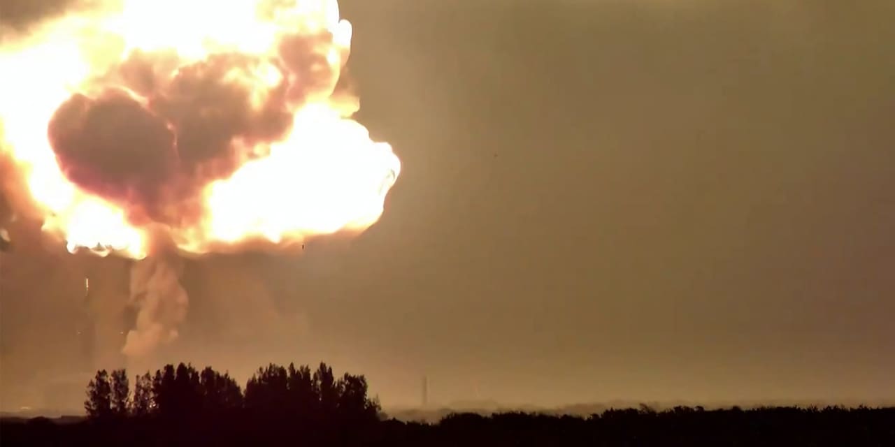 Space stocks are falling after a Blue Origin rocket explodes and SpaceX’s valuation gets a reality check