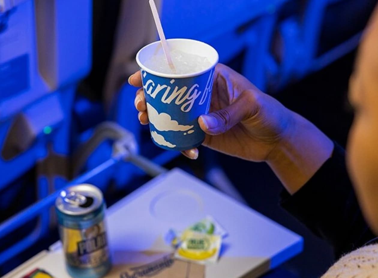 Alaska Airlines will serve your chardonnay in a paper cup, as the first ...