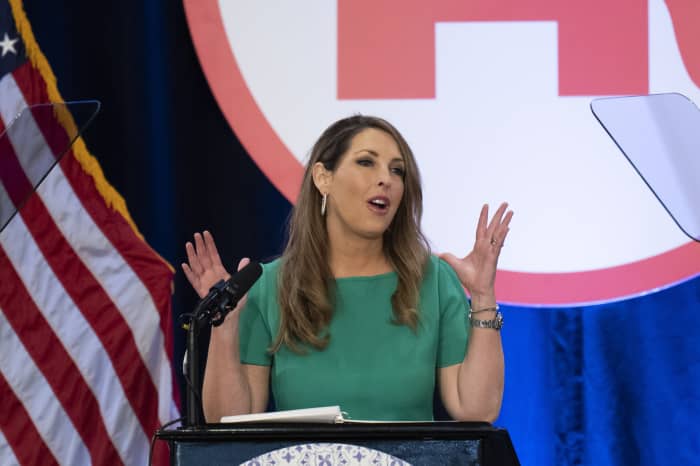 RNC Chair Ronna McDaniel has discussed stepping down amid pressure from ...