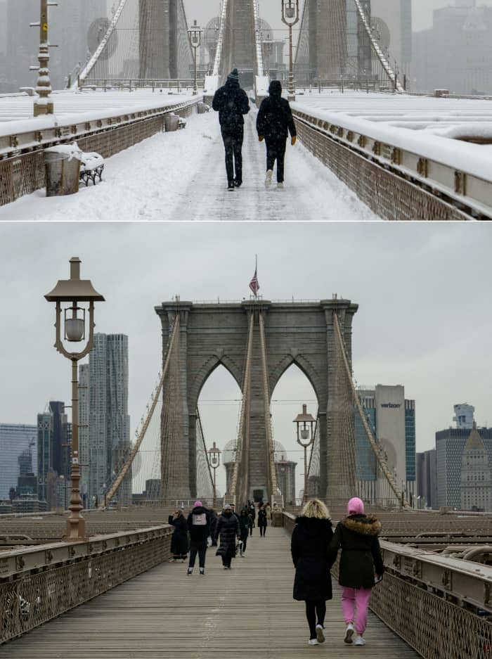 Here's why a recordsetting lack of snow in New York City is pretty