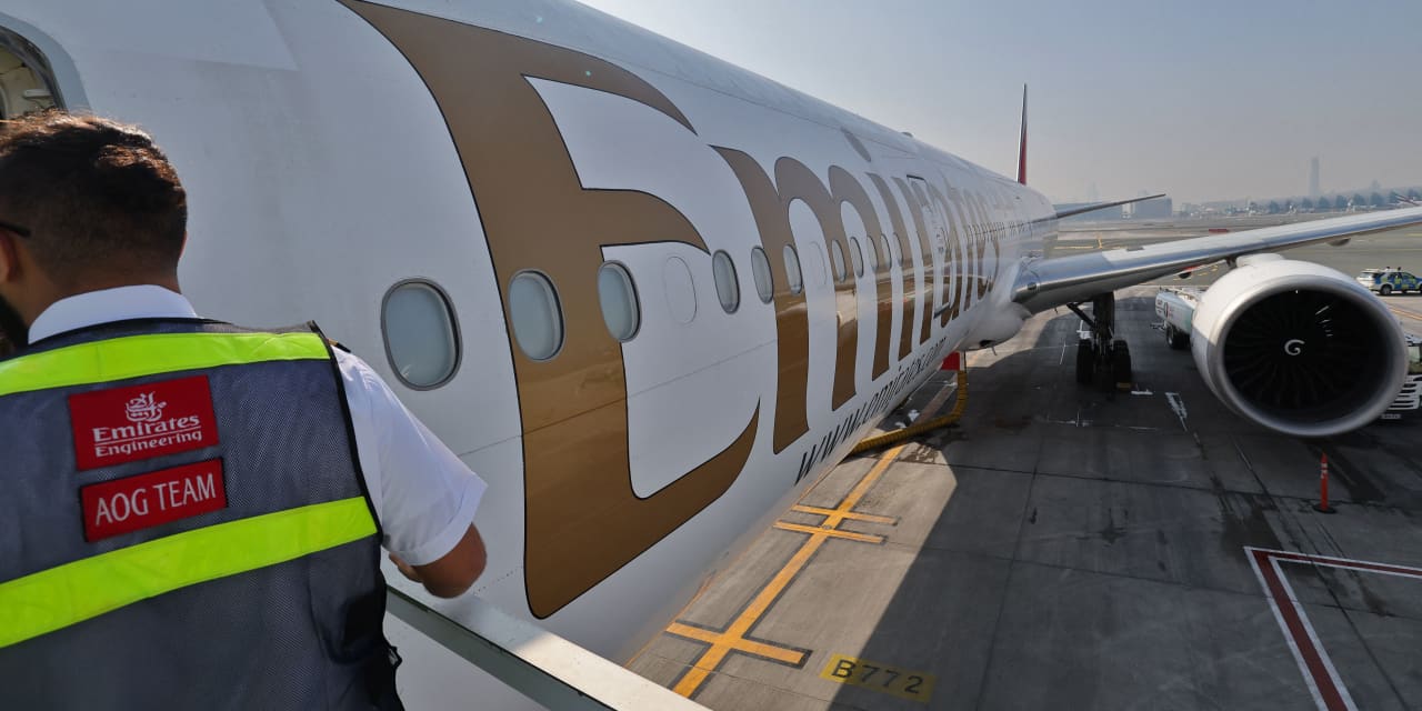 Emirates airline test flies Boeing 777 using sustainable fuel MarketWatch