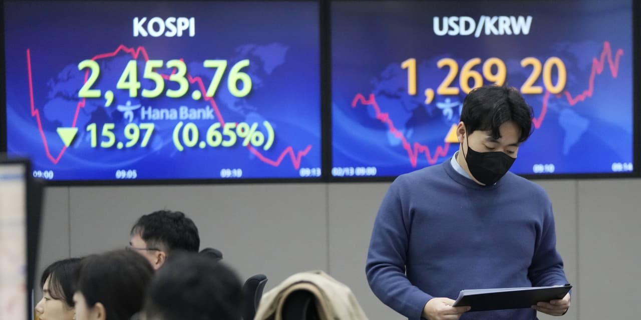 Asian markets slide ahead of U.S. inflation update