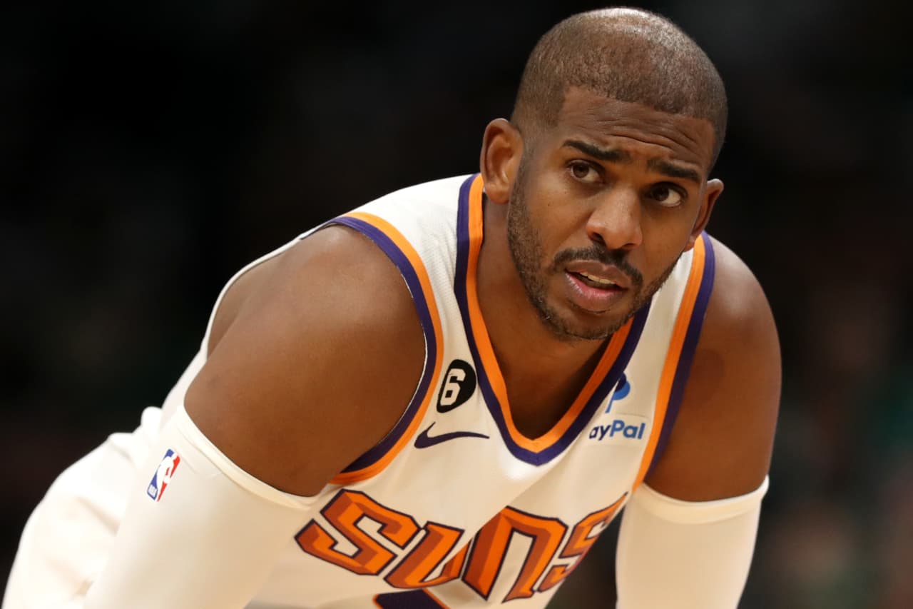 Which NBA franchise will retire Chris Paul's No. 3 jersey?