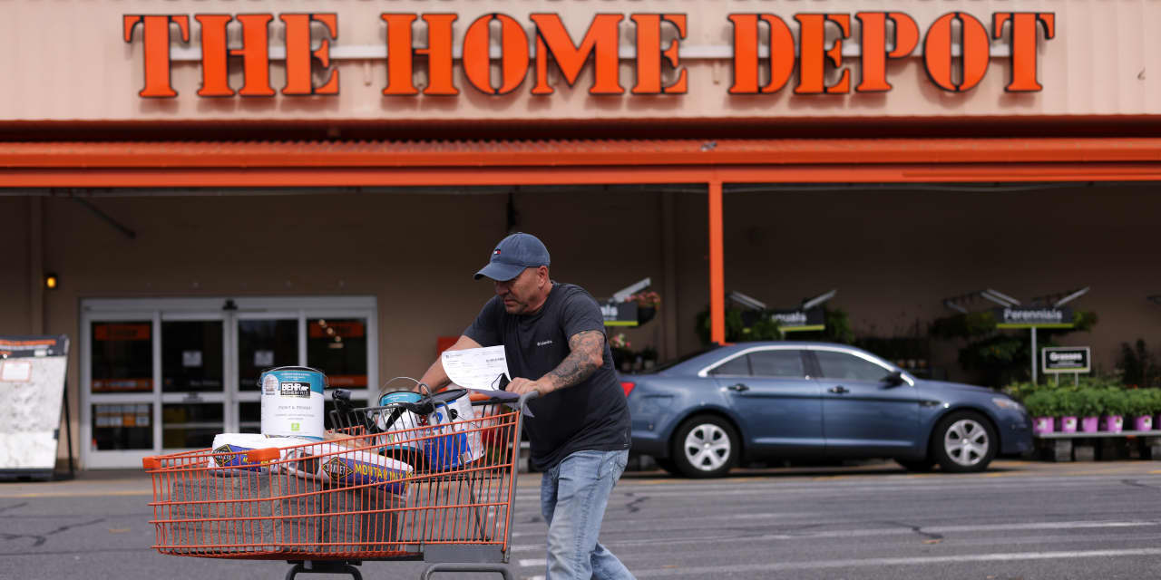Home Depot sees home-improvement market declining if consumer demand keeps shifting to services from goods
