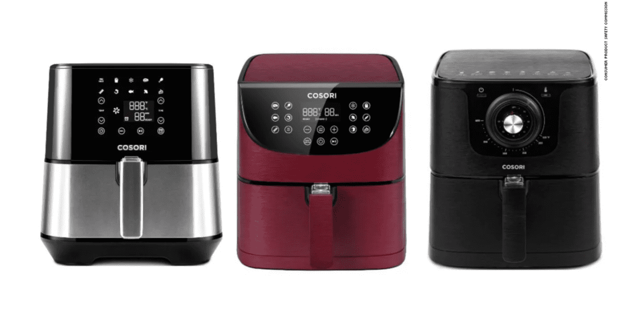 Two million Cosori air fryers recalled because they can overheat and cause a fire MarketWatch
