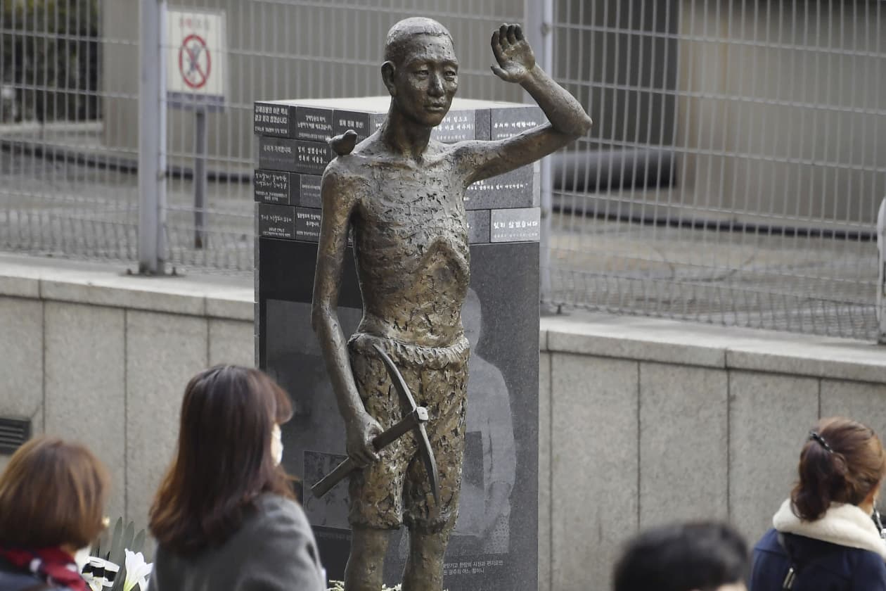 South Korea pushes to end disputes with Japan over forced labor in WWII ...