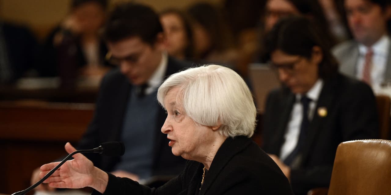 treasury monitoring a 'few banks' very carefully amid silicon valley bank woes, yellen says