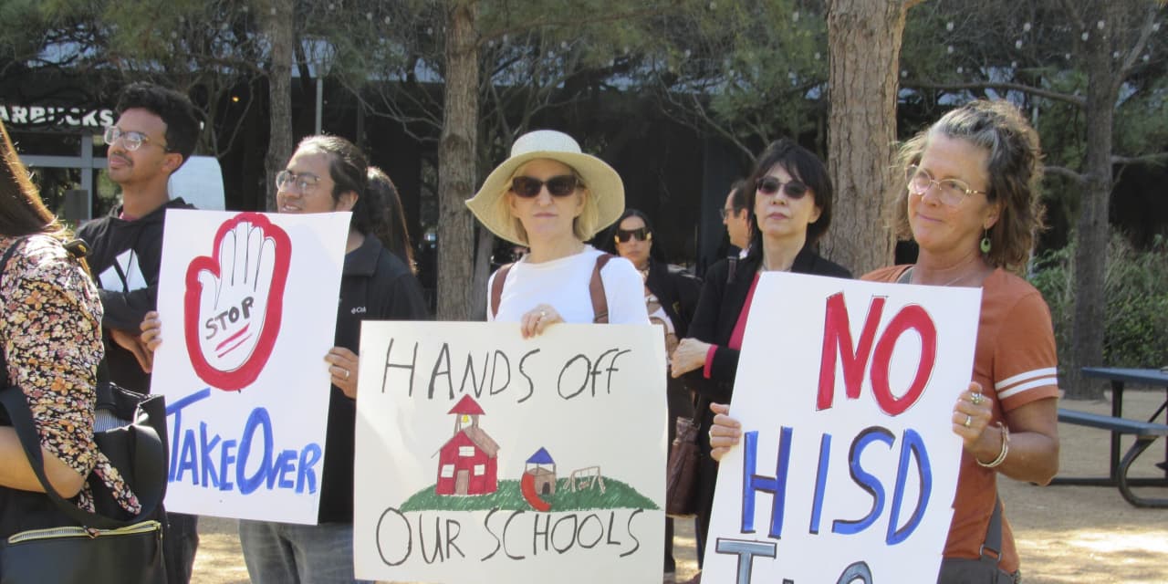 Texas announces takeover of 200,000-student Houston school district, stirring anger