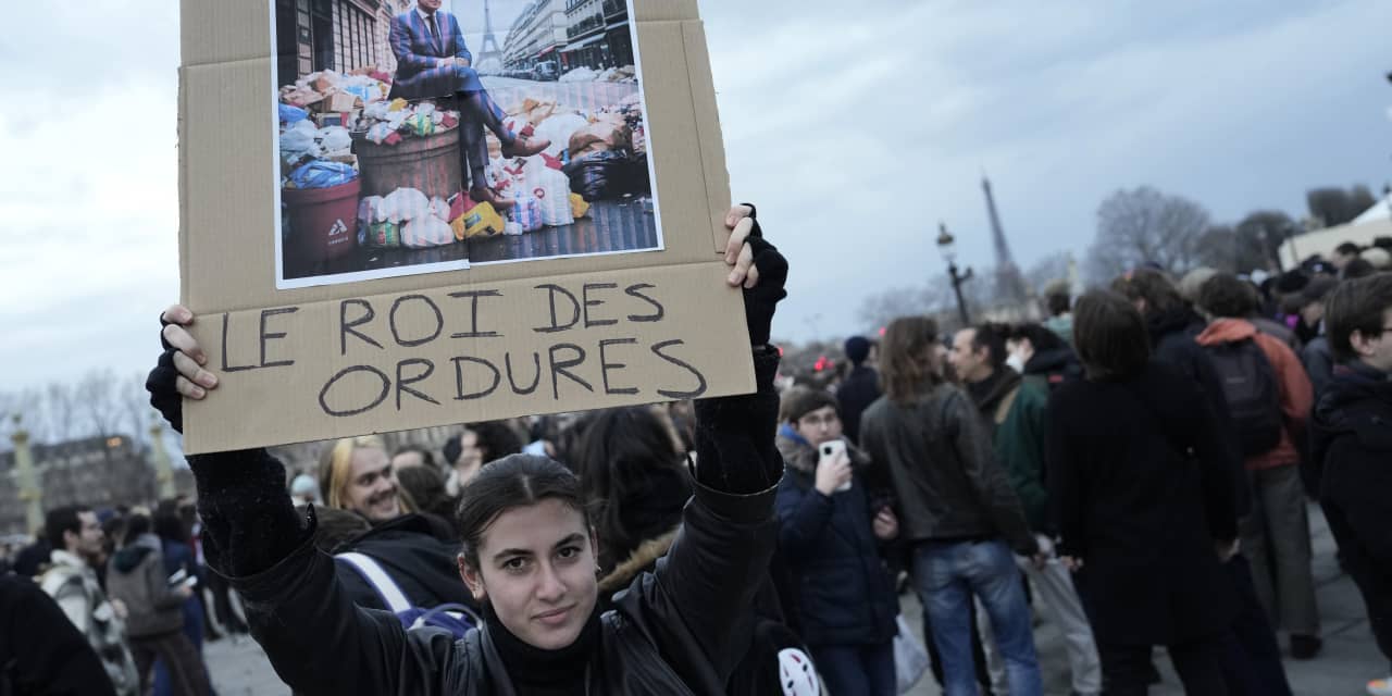 Macron’s leadership at risk amid outrage over French pension changes