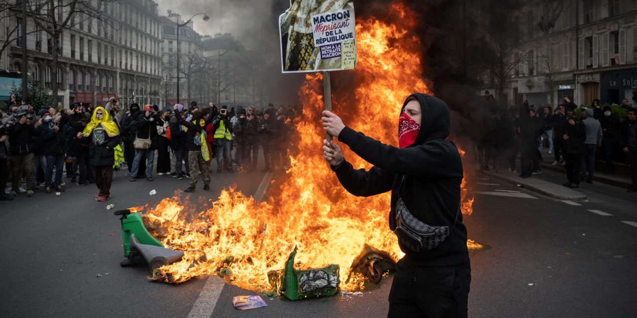 : Fiery French protests and widespread Israeli strike reflect discord with democracy. The U.S. is not immune.