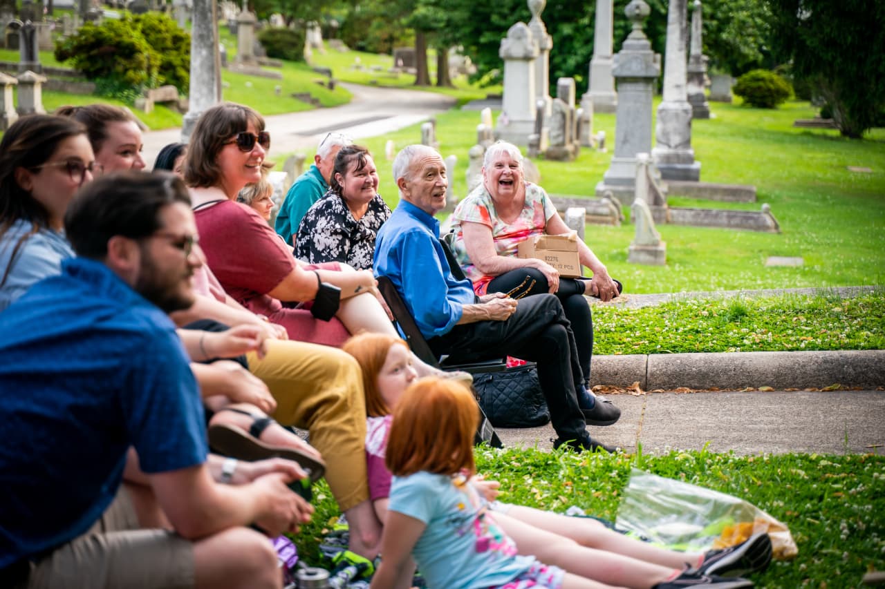 Cemeteries get a new lease on life as dog parks, antique markets and picnic grounds