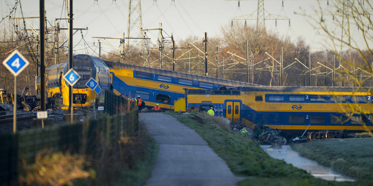 Partial train derailment near The Hague leaves one dead, at least 30 injured