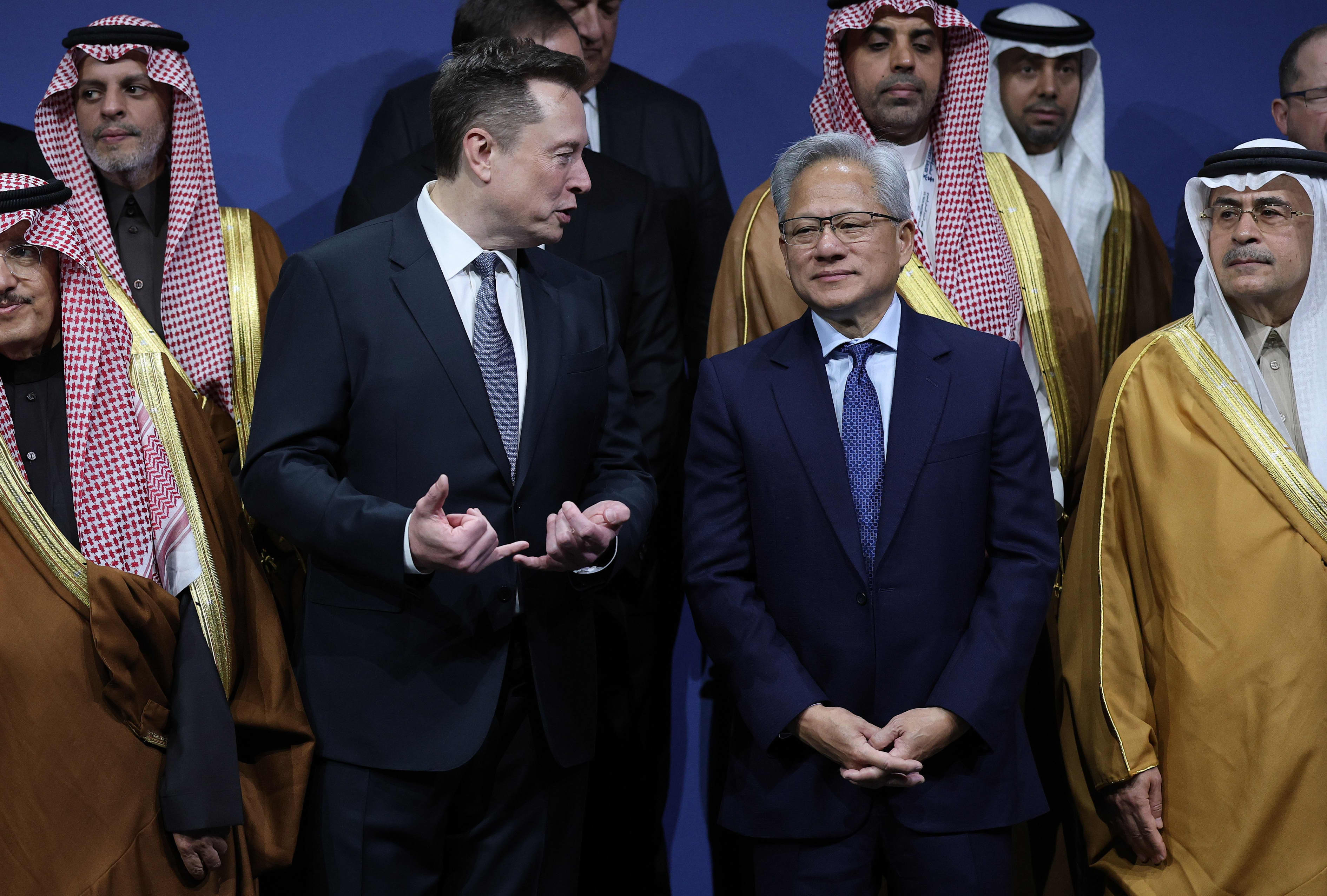 Elon Musk and Jensen Huang have built a working relationship over the years, including a recently announced plan for Musk’s xAI and Huang’s Nvidia to develop a large data center in Saudi Arabia. 