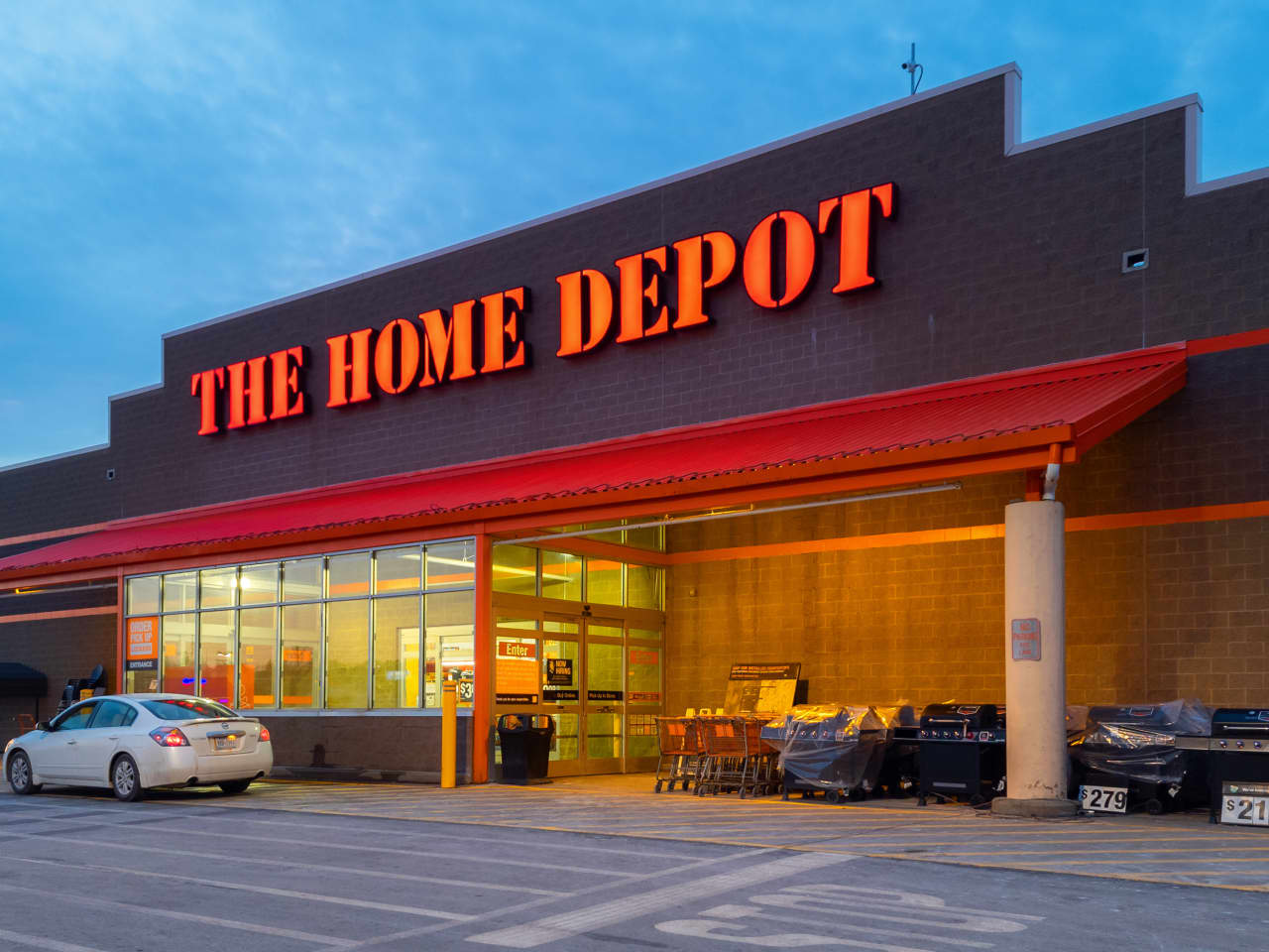 Inside View of a Home Depot Retail Store Editorial Stock Image