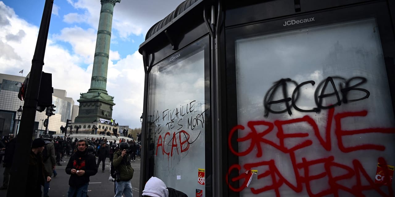 French inflation revised upward in March as food prices keep climbing