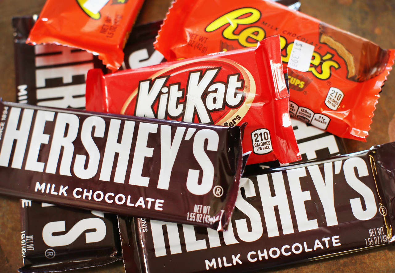 Hershey’s stock rallies after earnings beat, as chocolate sales jump