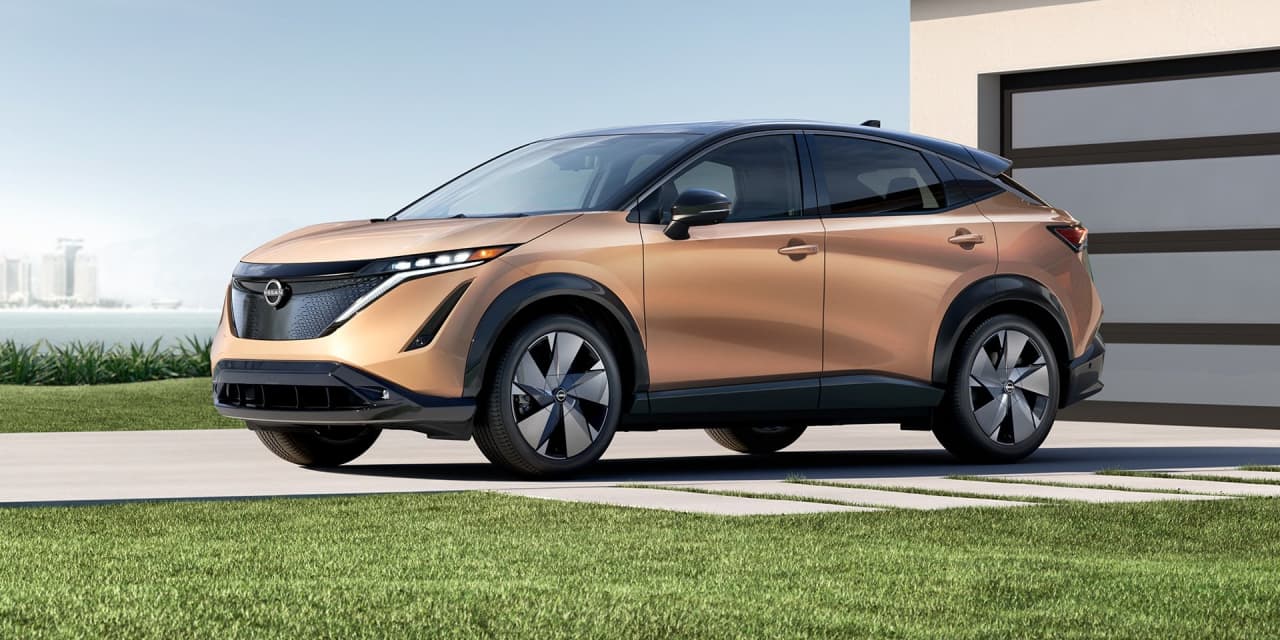 2021 nissan deals ariya electric crossover