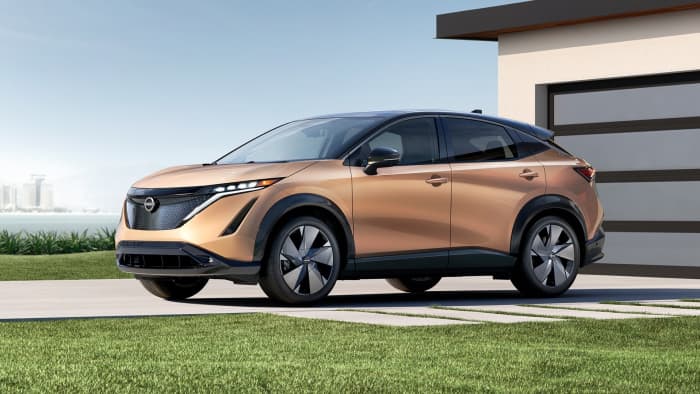 2021 nissan on sale electric suv