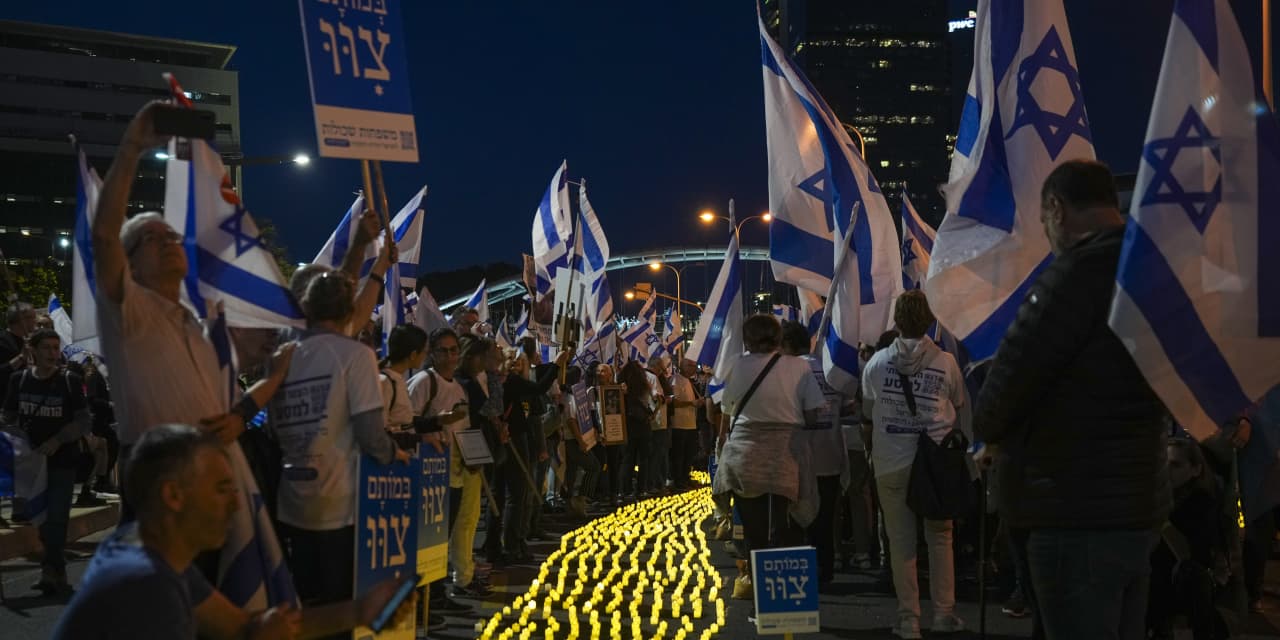 Israelis protest legal changes before nation’s 75th birthday