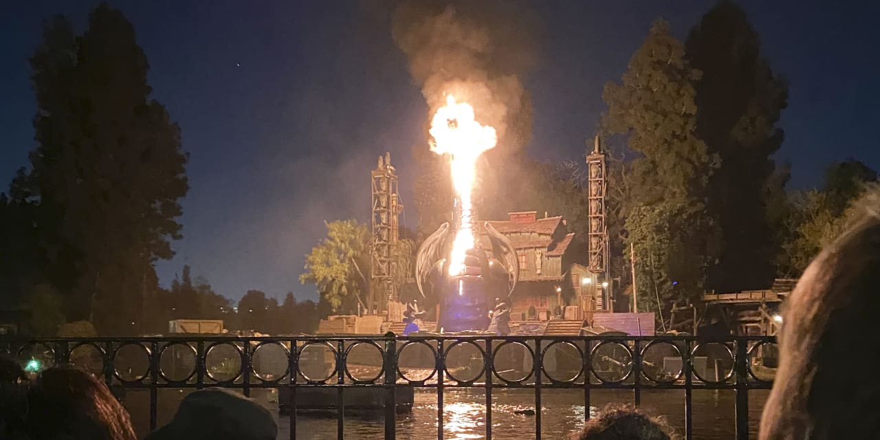 Dragon bursts into flames during popular Disneyland show; no injuries