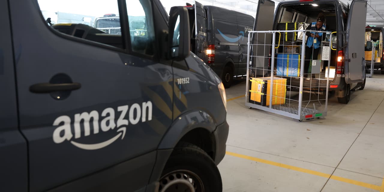 Amazon stock gives up gains as CFO admits AWS growth rates are declining further - MarketWatch