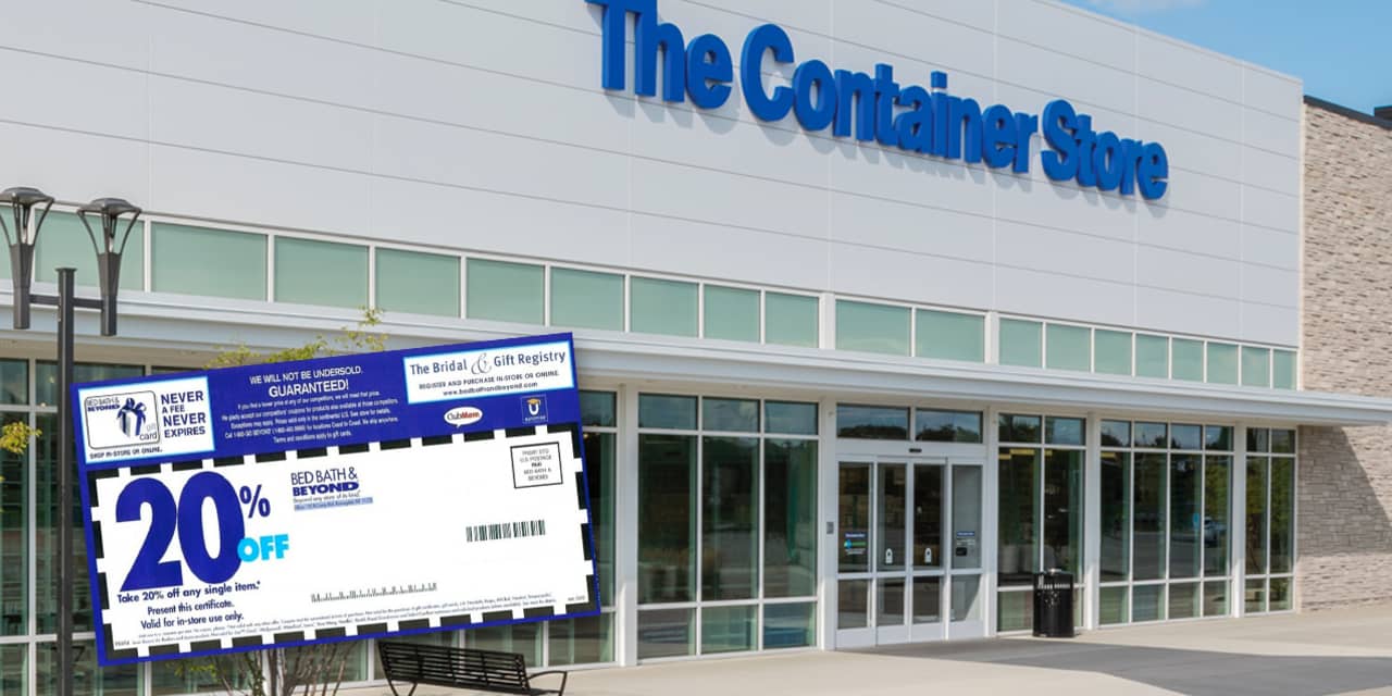 The Container Store will take your expired Bed Bath and Beyond coupons
