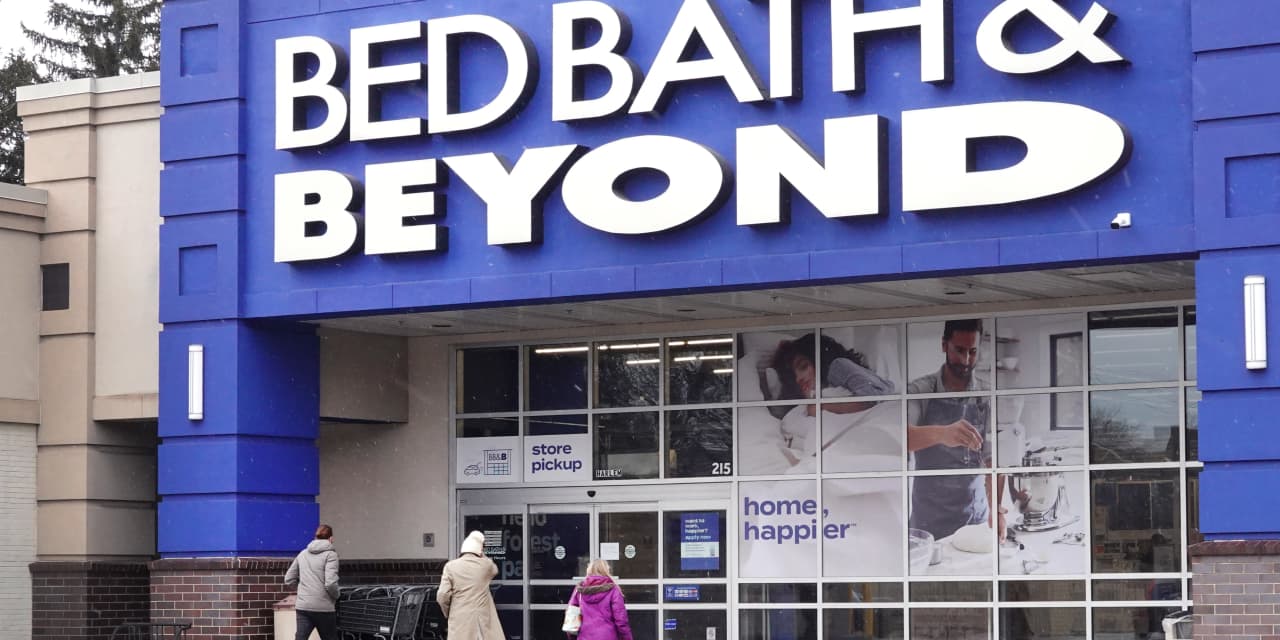 Bed Bath & Beyond stock jumps nearly 40% as bankrupt retailer cuts debt