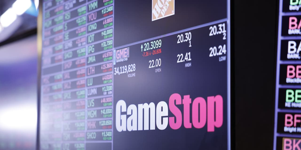 GameStop shares resume rally, seal highest close in 3 weeks - MarketWatch